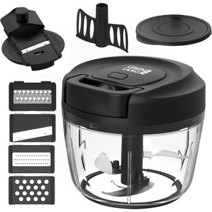 Robot culinaire manuel et hachoir à oignons Lebenlang - 26 oz Accessoire utile, sans Bpa