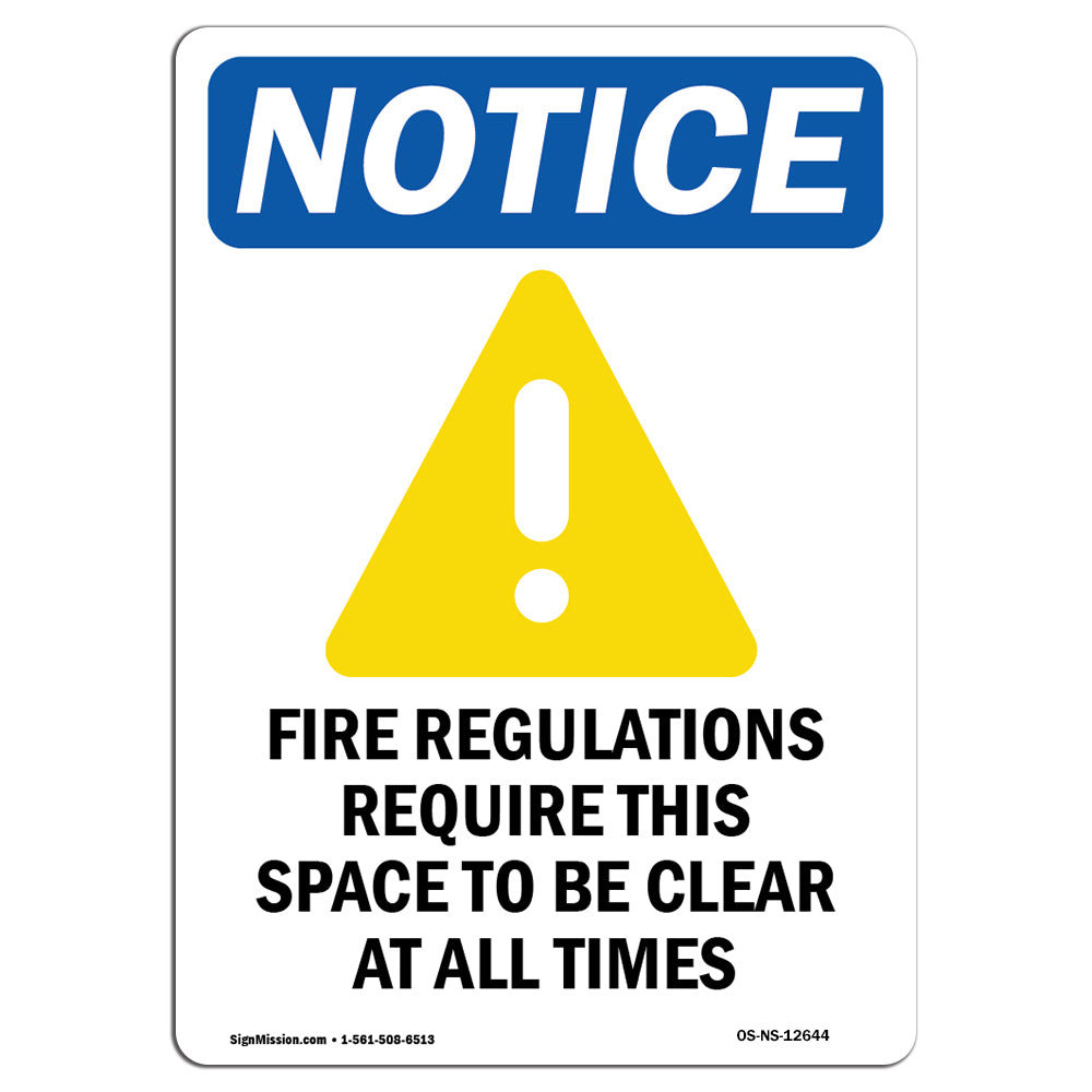 SignMission Fire Regulations Require Sign with Symbol Wayfair