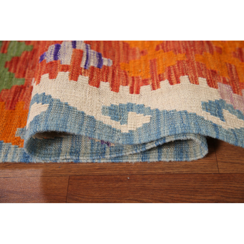 Tapis oriental géométrique Kilim 5 x 7