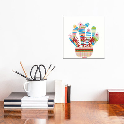 Cheerful Succulent VI by Regina Moore - Wrapped Canvas Gallery-Wrapped Canvas Giclée