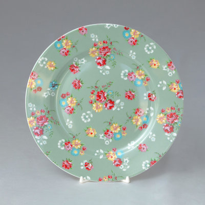 Mint Meadow Floral Salad/Dessert Plates, Set of 4