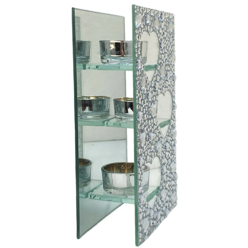 Glass Tabletop Tealight Holder