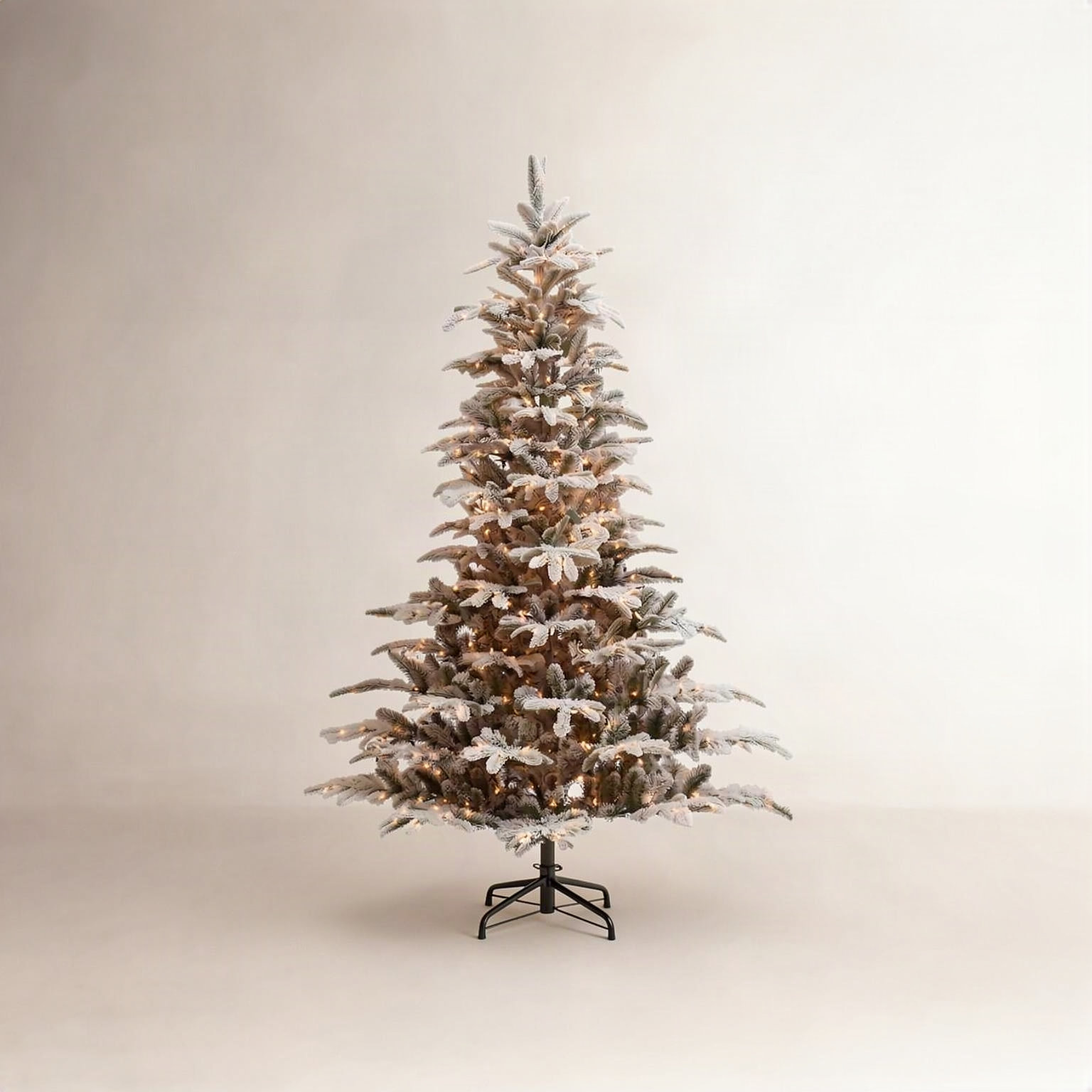 Aspen Frosted 7.5' Pre-Lit Fir Christmas Tree