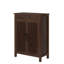 Armoire à chaussures rétro avec tablettes réglables et tiroir pour le rangement organisé du vestibule-209026083