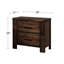 Armoire de chambre à coucher moderne en bois avec 2 tiroirs - tiroir de chevet avec rangement contemporain