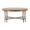 Furniture Classics Shirley Gold Iron Marble Inlay Coffee Table