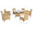 Alixs 6 - Person Patio Dining Set Round Table with Cushions Included-1482265371