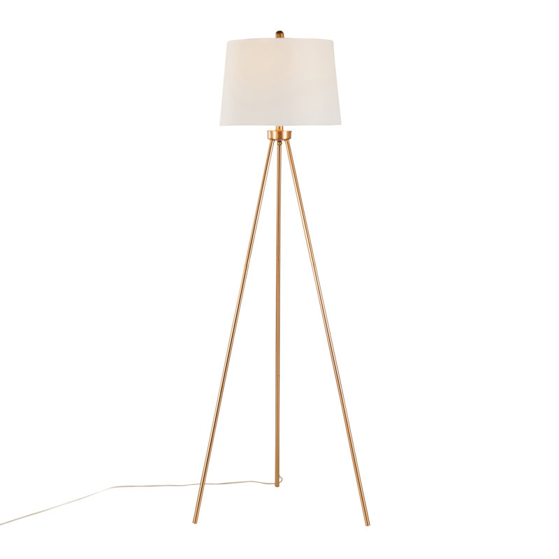Tripod 58.5" Metal Floor Lamp