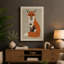 Dignified Fox Modern - Wrapped Canvas-1165288748-1165288784