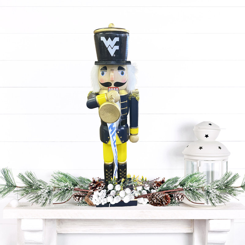 Casse-noisette NCAA College Spirit, Mountaineers de West Virginia