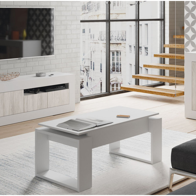 Diyor Lift Top Sled Coffee Table with Storage
