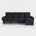 Dark Gray Polyester Blend