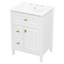 Meuble-lavabo compact de 24 pouces avec rangement-512049404