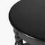 Isabel Spindle Round Black Acacia End Table