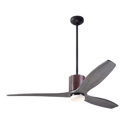 LeatherLuxe 54'' Ceiling Fan with LED Lights