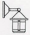 Berkeley 1 - Light Outdoor Wall Lantern