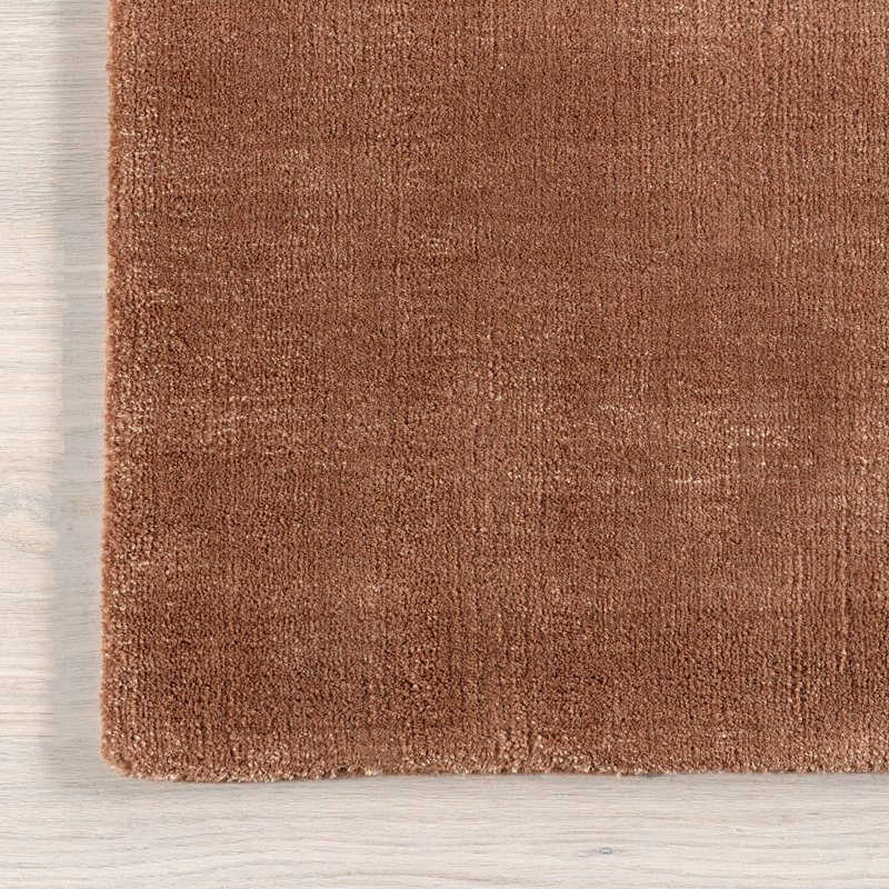 Tapis en mélange de laine tacheté Lahjar, Rectangle 6 pi x 9 pi