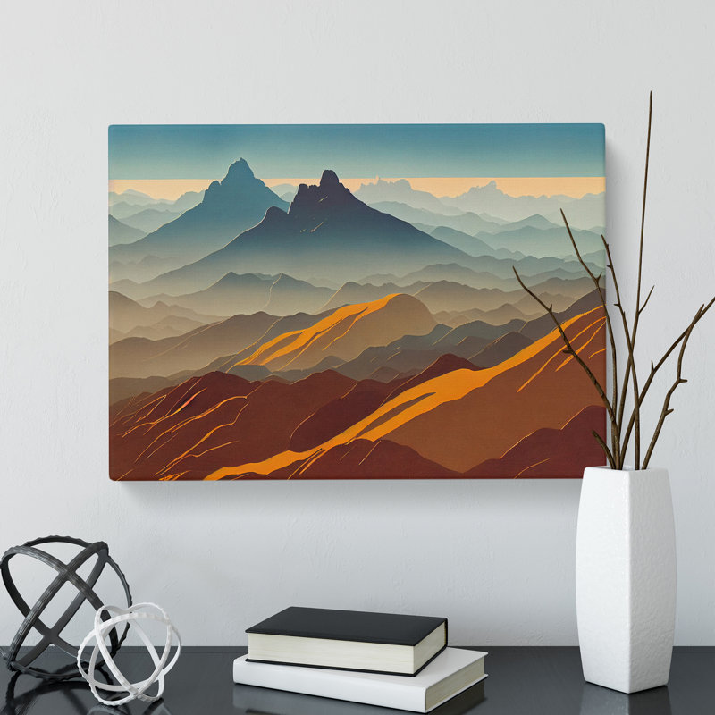 Gorgeous Mountain Landscape - Wrapped Canvas, 40cm H x 60cm W x 3cm D