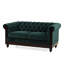 Canapé en velours 59,44 po Chesterfield
