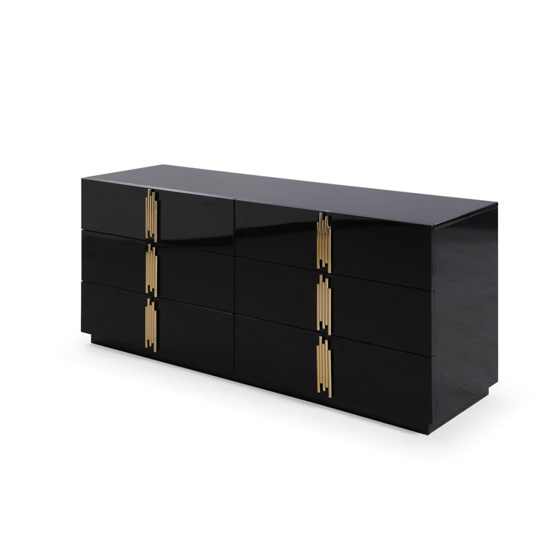 Billerica 6 Drawer 66.1" W Double Dresser