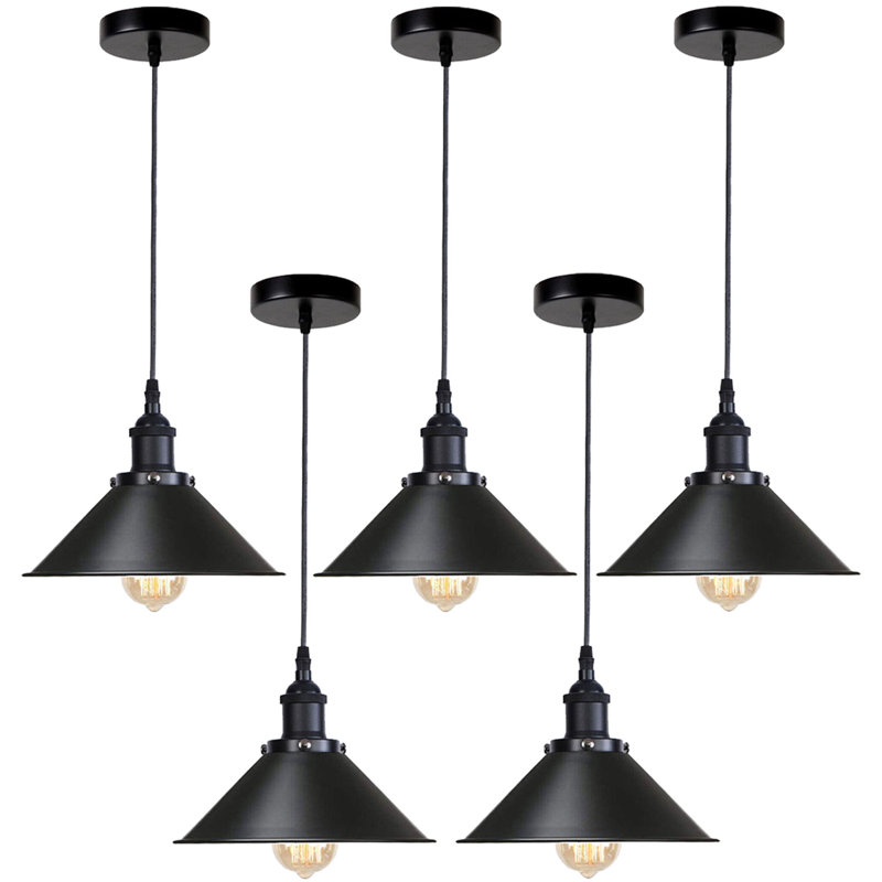 Latrell 5 - Light Black Single Pendant, Yes