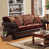 Burgundy/Espresso Polyester Blend/Faux Leather selected