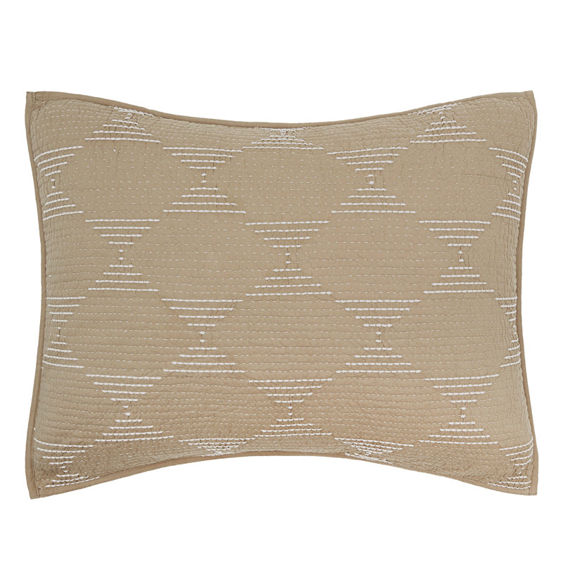 Saunders Cotton Geometric Bedding Set, Standard
