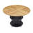 47.3-inch diameter modern splicing circular dining table - double-layer storage