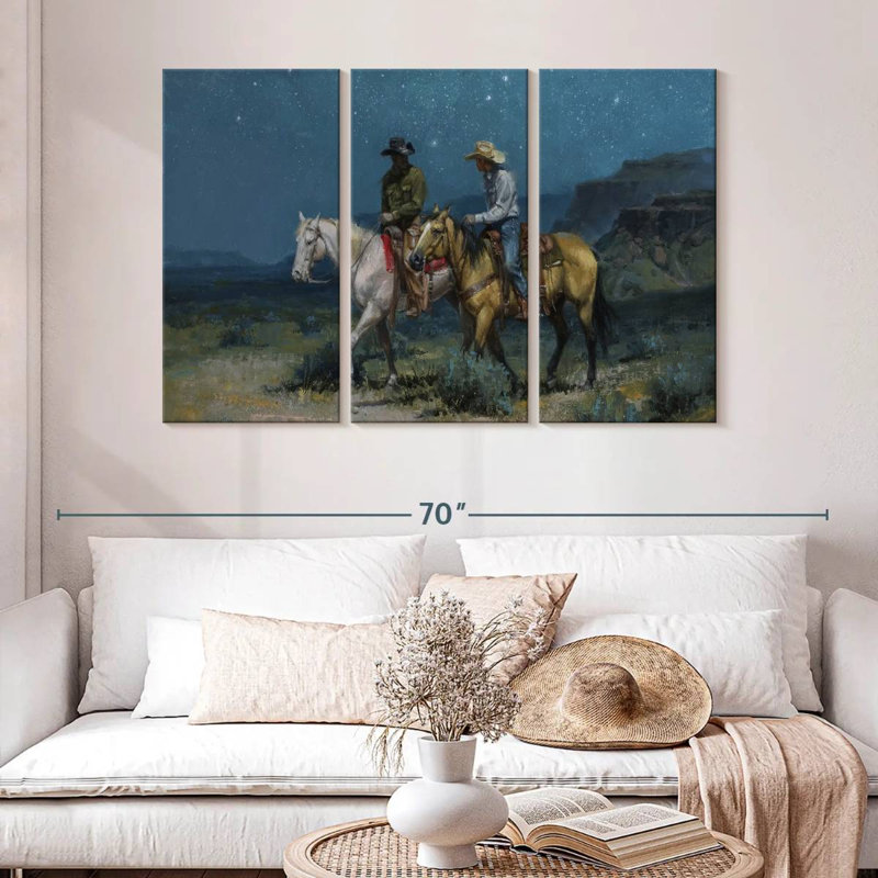 Lelar Night Riders, 32" H x 50" W