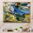 Toile naturelle avec cadre flottant