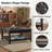 33.5" Wide Tufted Square Cocktail Ottoman With Free Tray-669492961