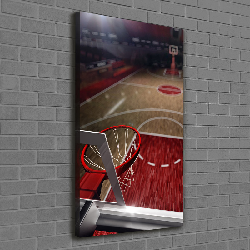 Basketball Playground - Wrapped Canvas Print