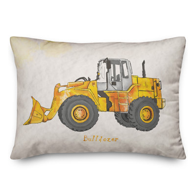 Coussin Beckman, Isabelle et Max Bulldozer