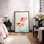 Œuvre rouge rouge, nage, poisson japonais, impression sur toile encadrée-123501830-123501836