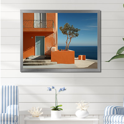 Orange Beach House Retreat - Décoration murale nautique et plage