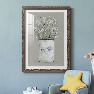 «Bouquet of Grace Bucket Together», reproduction de cadre photo sur papier