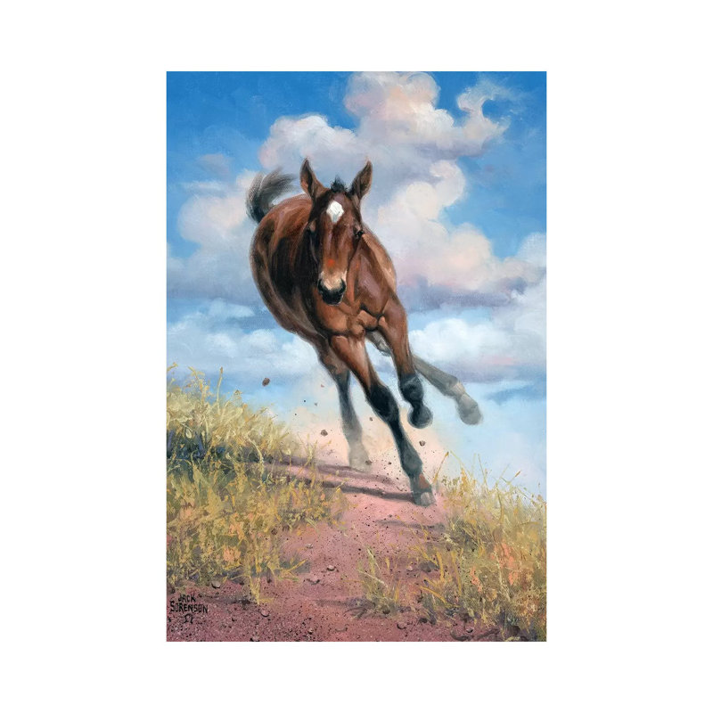 Wild Oats by Jack Sorenson - Wrapped Canvas Painting, 30.48 cm H x 45.72 cm W