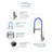 Transolid Bell'arte Pull Down Kitchen Faucet-48275742