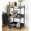 Bookcase With Storage Cabinet, 3-Tier Modern Corner Bo...