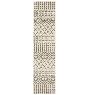 Tapis ivoire / gris Anniston