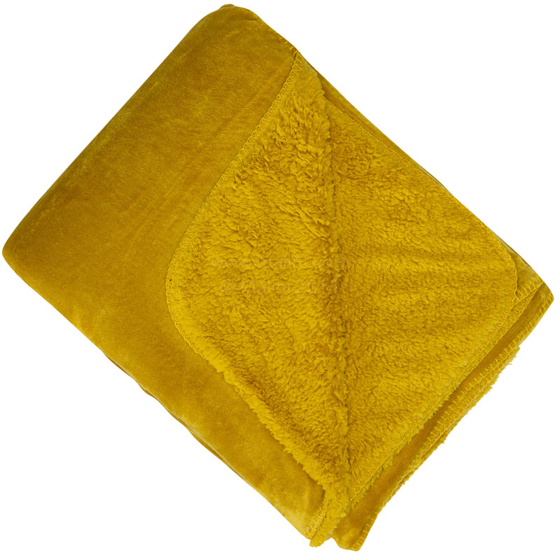 Bosworth Throw Blanket, Mustard