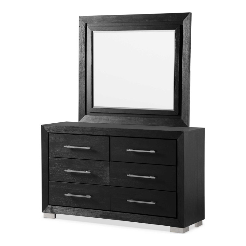 Belleterre Betancourt 6-Drawer Dresser With Mirror