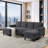 Cordory Upholstered Modular Sectional with 2 Ottomans-1468368988