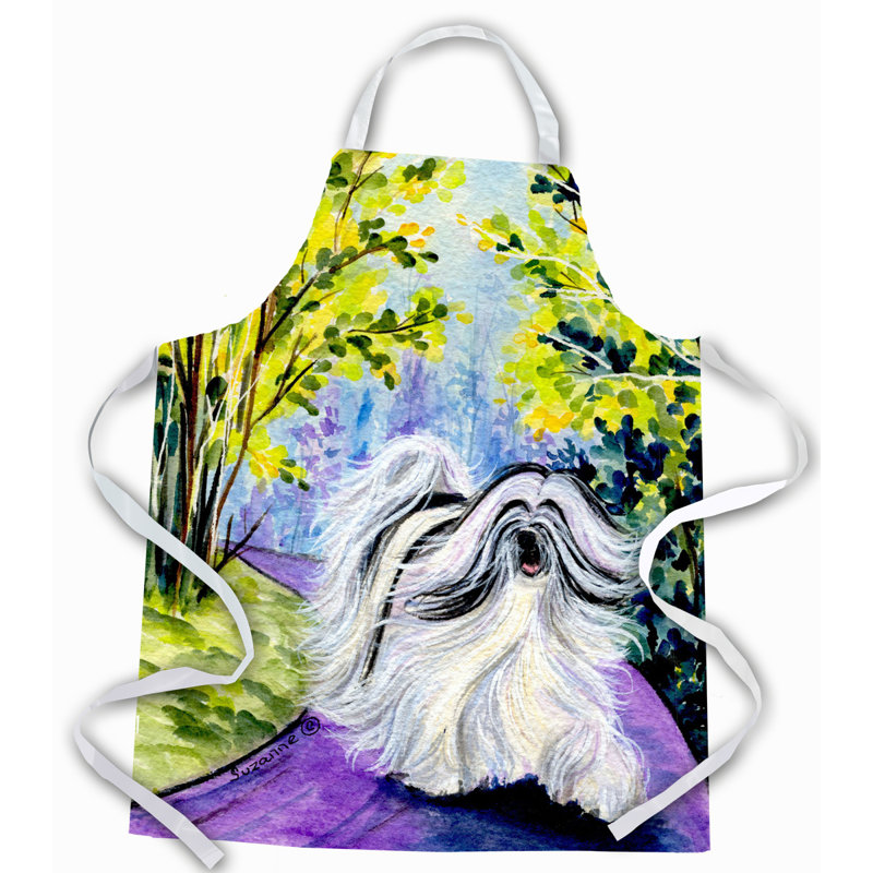 No Pattern Bib Apron