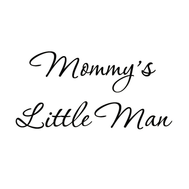 Décalcomanie murale petite chambre de bébé maman Hults, 11 x 22