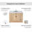 Tidworth 48'' Solid Wood Single Bathroom Vanity with 1.5'' Carrara Marble Top Sink-1113884312-1125735235