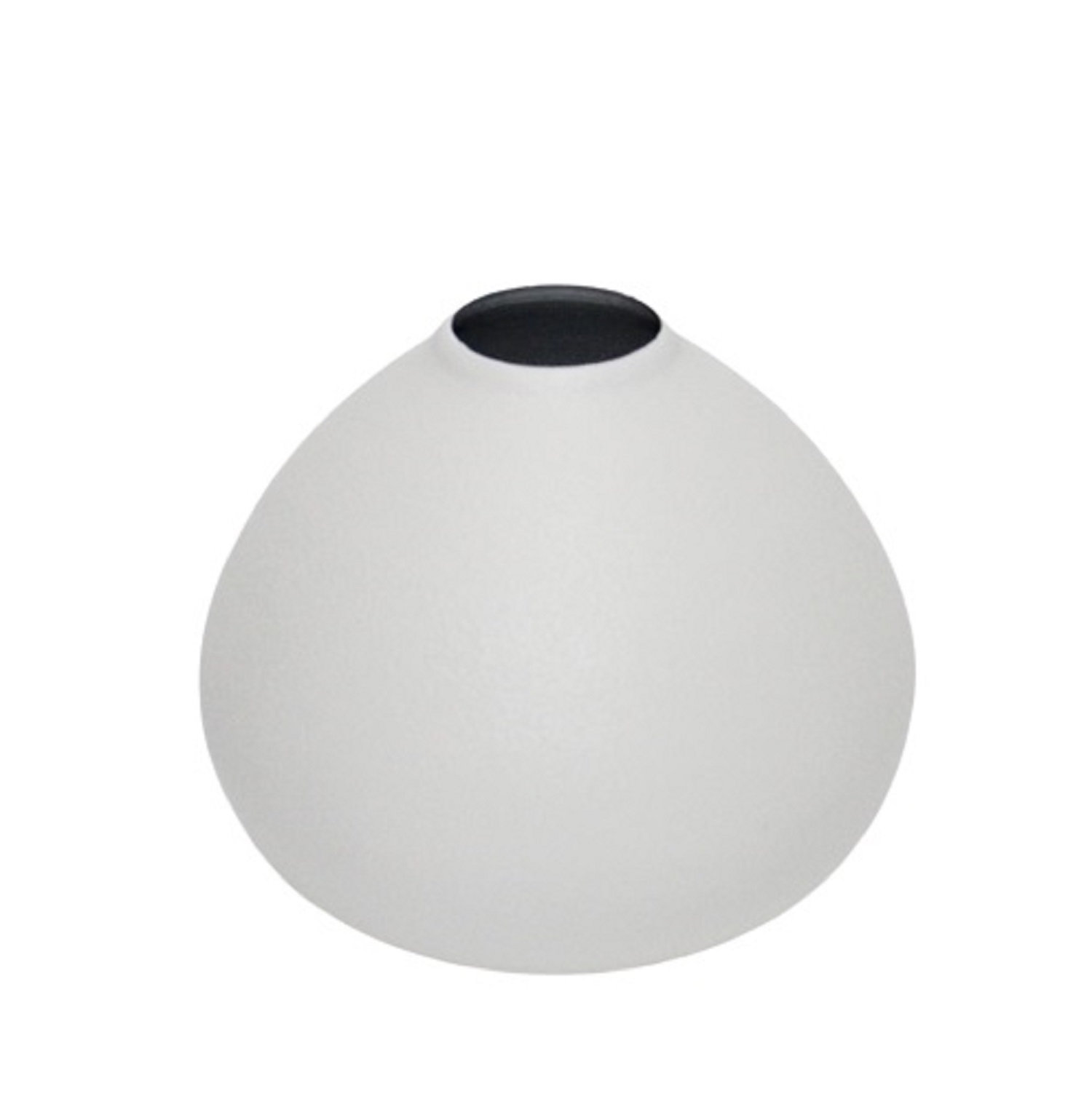 Jenny 3.25'' Aluminum Table Vase, White
