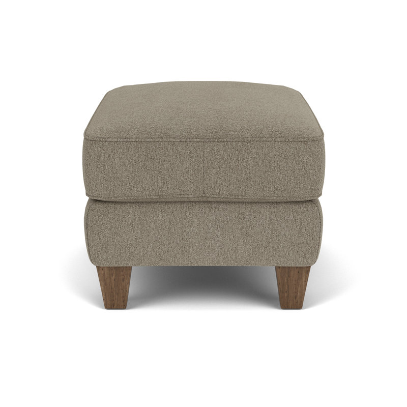 Square Ottoman, Dove 100% Polyester