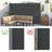 Retractable and Waterproof UV-Resistant Side Awning for Patio & Balcony-114360215-114458854