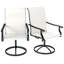 Ensemble de 2 chaises d'extérieur, chaises pivotantes-1600994622